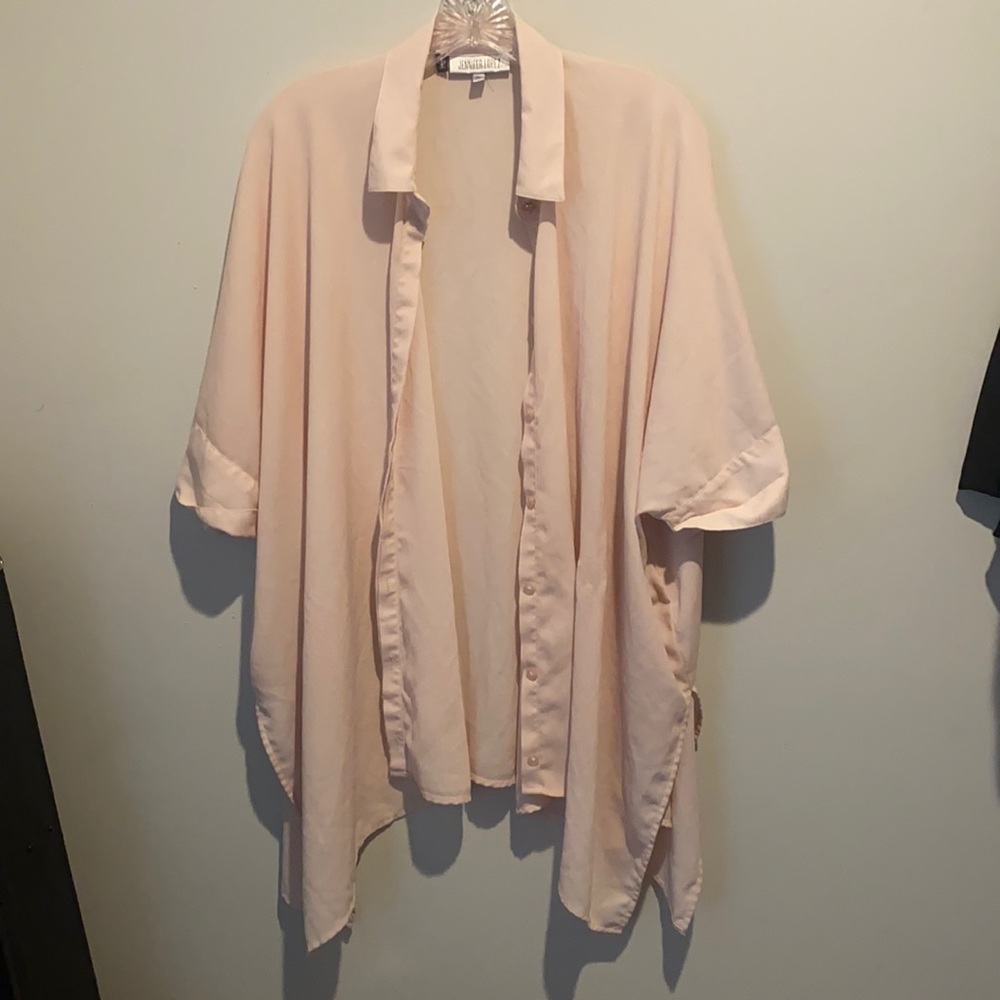 Light-Weight Light Pink Colored Button Down Shirt